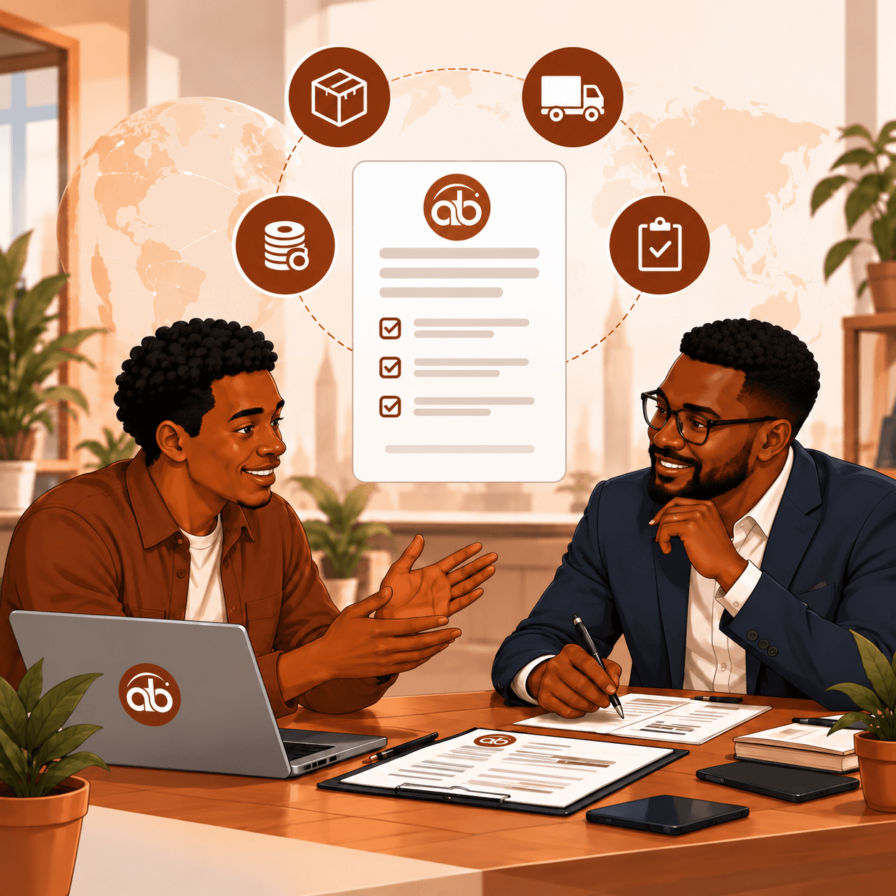 Businesses agreeing trade terms directly