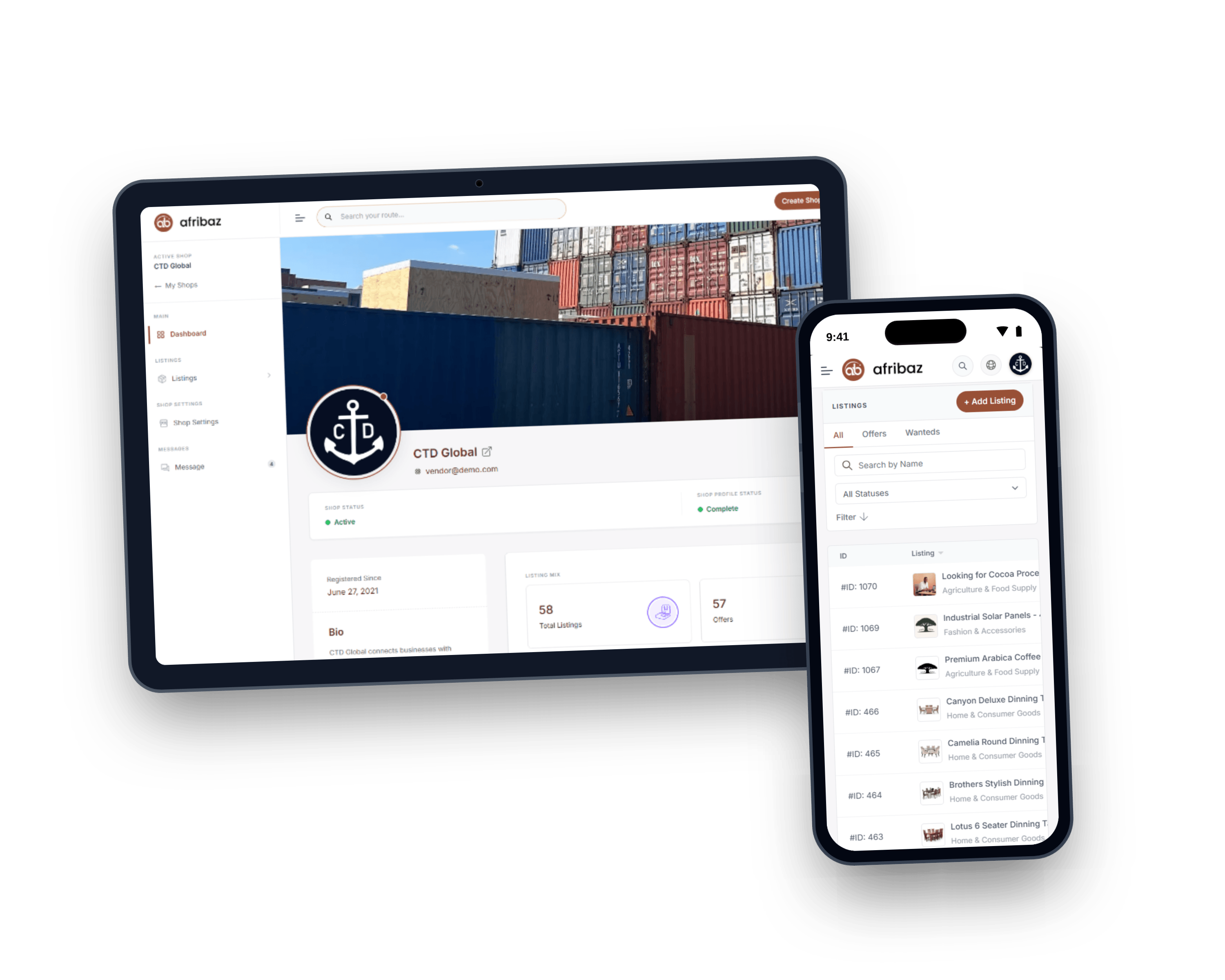 Manage Your B2B Business with the Afribaz Dashboard